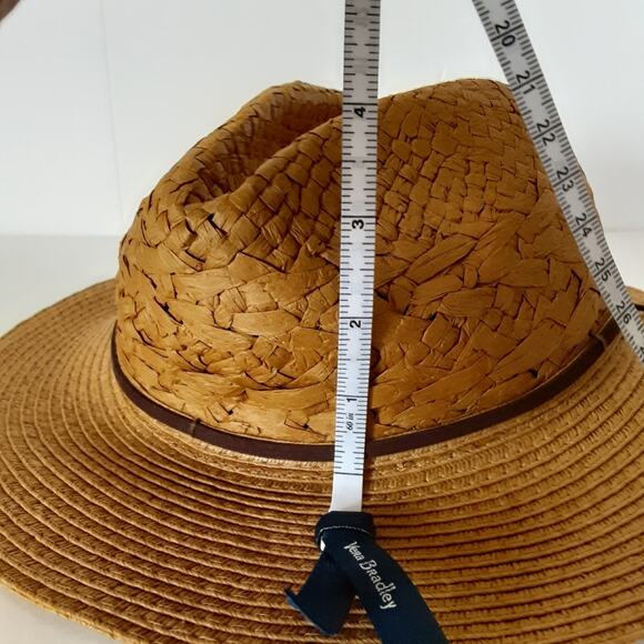 The Hatter Co Raffia Brim Hat Straw Woven Beach Summer Brimmed Golf Hat Resort - Picture 11 of 11